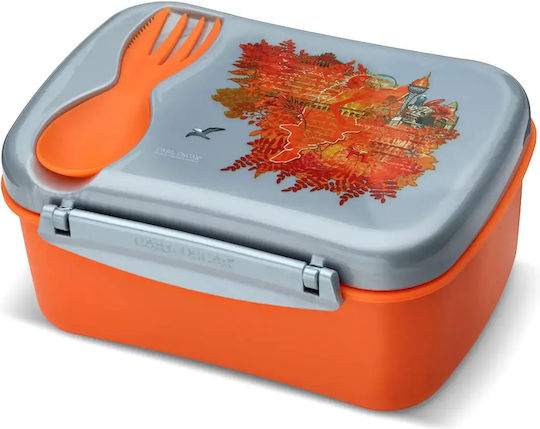 Carl Oscar Wisdom N'ice Box Plastic Kids' Food Container Orange