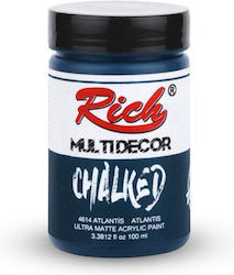 Rich Χρώμα Κιμωλίας Black 100ml RICP3641