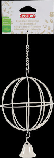 Metal Hay Ball Zolux Hanging Diameter 10 cm Beige