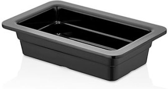 Tavă Gastronorm Melamină Gn 1/4 Culinaro 265x162xh65mm 1.1lt Neagră