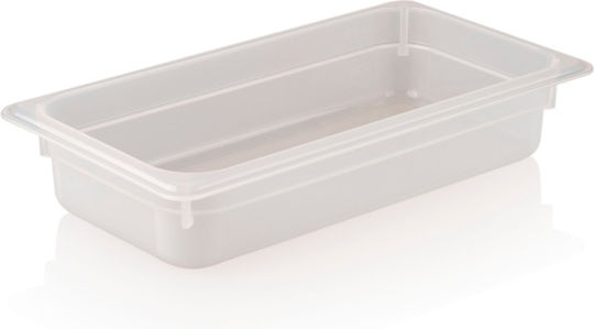 Tavă Gastronorm Polipropilenă 1/3-65 325x176x65mm 2.4lt Albă