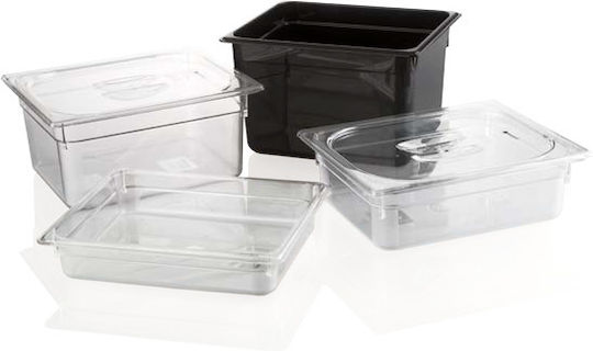 Tavă Gastronorm Policarbonat Gn1x1-65mm Negru Mn019473