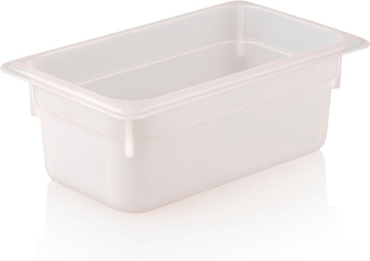 Raki Polypropylen Gastronorm Pfanne 1/4-100 265x162x100mm 2,5l Weiße