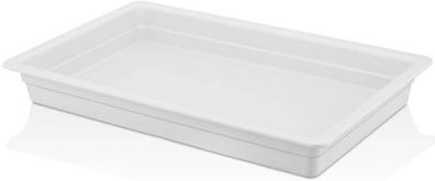 Tavă Gastronorm Melamină Gn 1/1 Culinaro 530x325xh65mm 6.6lt Albă