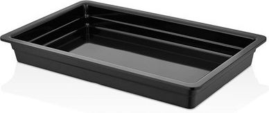 Tavă Gastronorm Melamină Gn 1/1 Culinaro 530x325xh65mm 6.6lt Neagră