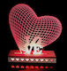 Φωτιζόμενο Stand Τρισδιάστατο ΄΄love´´