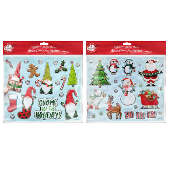 3D Коледни Стикери 29x25cm Xmasfest 1133991 1 Брой