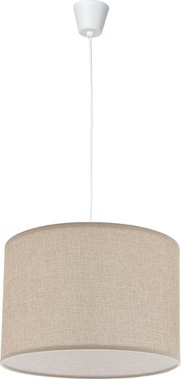 Keskor Hängelampe Braun mit Fassung E27 30x30x20cm.