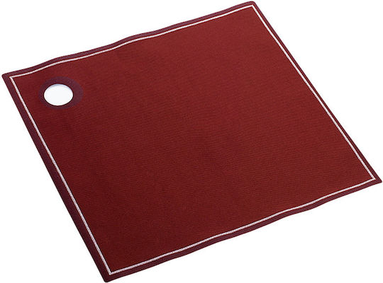 Baumwoll-Serviette Flasche Roll Drap 40x40cm Burgundisch