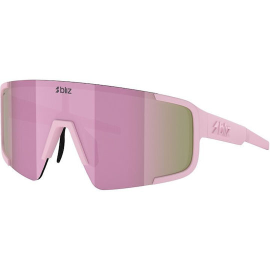 Bliz Cycling Glasses with Pink Frame & Photochromic Lenses