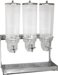 Raki Διανεμητής Δημητριακών με 3 Δοχεία των 3.5lt Raki Διανεμητής Δημητριακών με 3 Δοχεία των 3.5lt