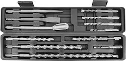 S4 Bohrersatz SDS Plus Meißel Set 12 Stück Box Verke V05048