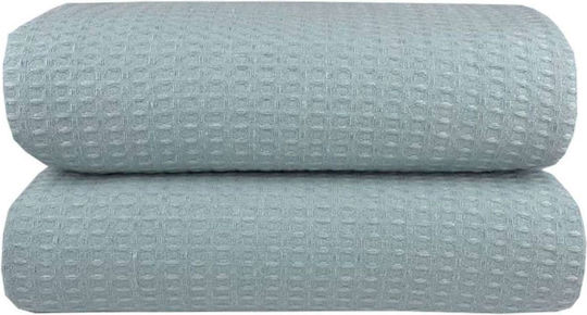 Astron Italy Waffle Super Double Hotel Blanket Navy Blue 230x245cm