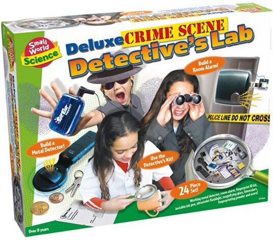 Επιτραπέζιο Παιχνίδι Deluxe Crime Scene Detective’s Lab για 1+ Παίκτες 8+ Ετών (EN) Small World