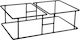 Raki Gastronorm Tablett Halter Metall Schwarz