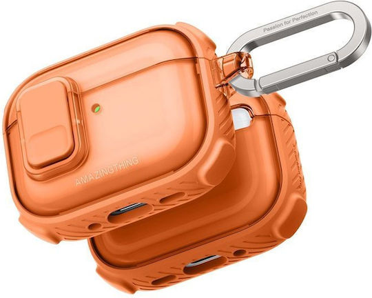 AmazingThing Θήκη Σιλικόνης σε Πορτοκαλί χρώμα για Apple AirPods Pro 3