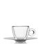 Luigi Bormioli Drink & Design Φλιτζάνι Καφέ Inox Γκρι 165ml