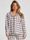Hunkemöller Winter Damen Pyjama-Oberteil Weiß