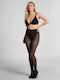 Graphic Mesh Γυναικείο Καλσόν 15 Den Μαύρο