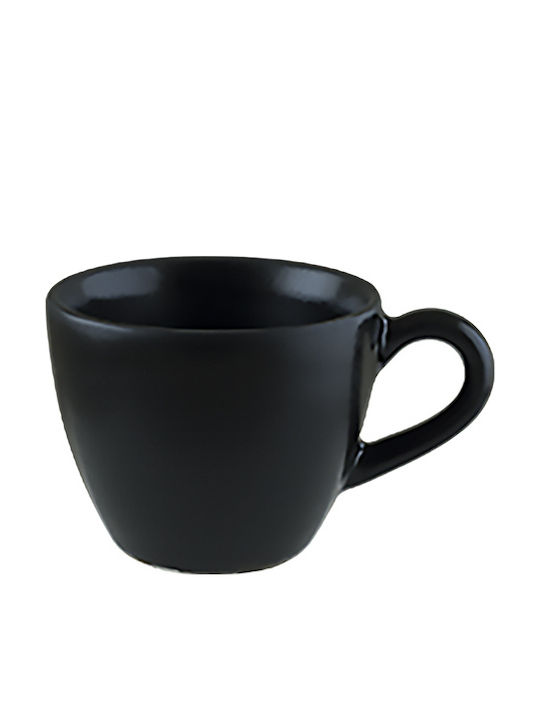 Bonna Notte Tasse Kaffee aus Porzellan Schwarz 80ml