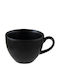Bonna Notte Tasse Kaffee aus Porzellan Schwarz 230ml
