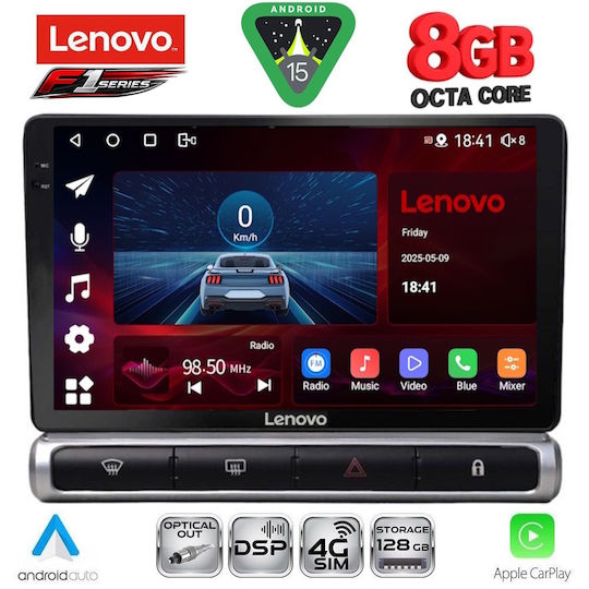 Lenovo Ηχοσύστημα Αυτοκινήτου για Citroen C3 / DS3 2016 (Bluetooth/USB/WiFi/GPS/Apple-Carplay/Android-Auto) με Οθόνη Αφής 9"