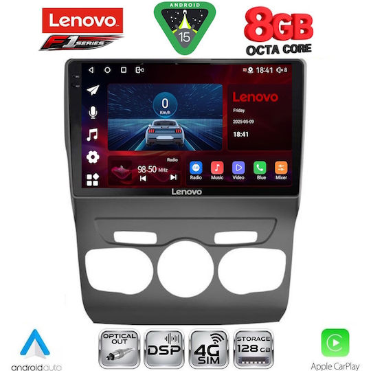 Lenovo Car Audio System for Citroen C4 / DS4 2011-2018 Bluetooth USB Wi-Fi GPS Apple CarPlay Android Auto with 10" Touch Screen