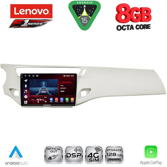 Lenovo Car Audio System for Citroen C3 / DS3 2009-2016 (Bluetooth/USB/WiFi/GPS/Apple-Carplay/Android-Auto) with Touch Screen 9"