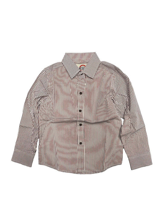 Joyce Kids Shirt Long Sleeve Bordeaux