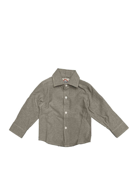 Joyce Kids Shirt Long Sleeve Beige