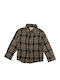Kinder Hemd Langarm Brown