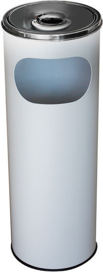Raki Plastic Waste Bin 12lt White