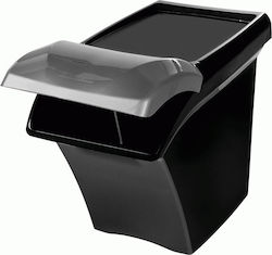 Raki Plastic Waste Bin 17lt Black