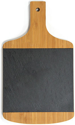 Raki Bamboo Slate Presentation Platter 33x19.3x1.9cm Rectangular Handle