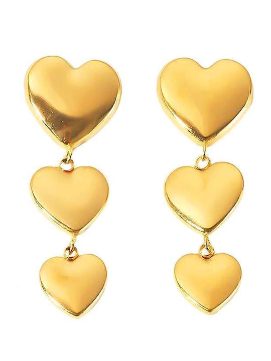 Awear Earrings made of Steel Gold Plated