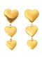 Awear Earrings made of Steel Gold Plated