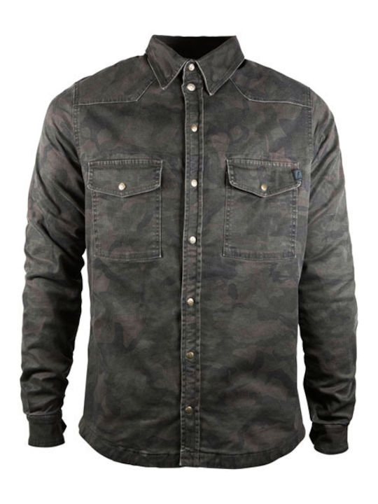 John Doe Motoshirt Χειμερινό Ανδρικό Μπουφάν Μηχανής Camouflage