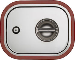 Ozti Gdc 1/3 Stainless Steel Lid Silicone Gasket Gastronorm Tray