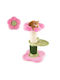 Costway Scratching Post Cat Trees Pink 40x40x69cm