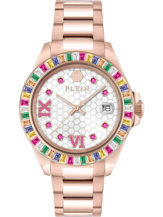 Philipp Plein Γυναικείο Ρολόι 39mm Μπαταρίας με...