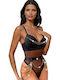 Lafagot Sexy Bodysuits Rot String Goldene Dekorative Ketten