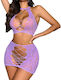 Hot Lace Sexy Set Skirt