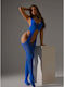 Blue Sexy Bodystocking