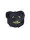 Creepy Bear Pelzige Karnevalsmasken Bär 25x25cm Schwarze