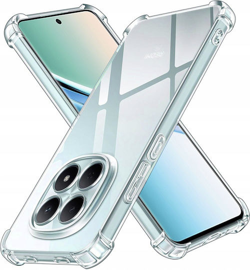 Techsuit Stoßfeste Klare Silikon Handyhülle Xiaomi Redmi Note 15 5g Note 15 4g Poco M8 5g Klare