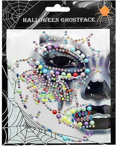 Face Gems Стикери За Лице Нeкрокефала 20x14см Розова Пеперуда