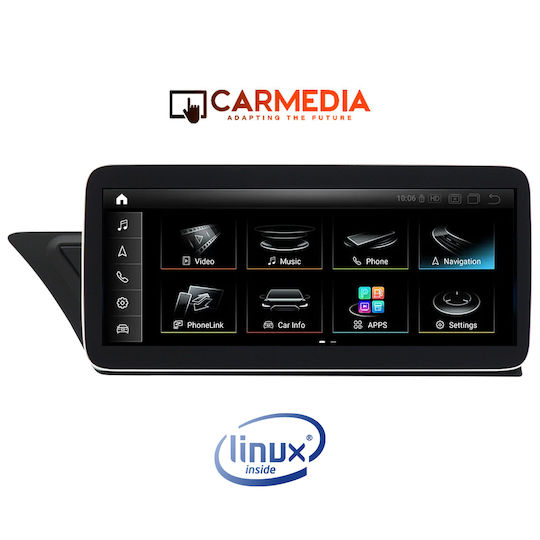 Carmedia Car Audio System 2008-2016 (Bluetooth/USB/WiFi/GPS/Apple-Carplay/Android-Auto) with Touch Screen 5"