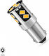 VenCore Lamps Car BA9S / T4W Canbus LED 3000K Warm White 8-48V 5.5W 1pcs