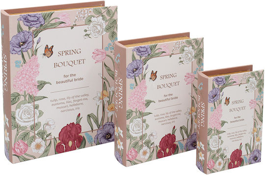 Keskor Set Dekorative Boxen im Buchformat 3Stück