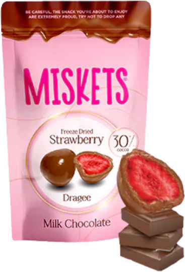 Miskets Milchschokolade Erdbeere 80g